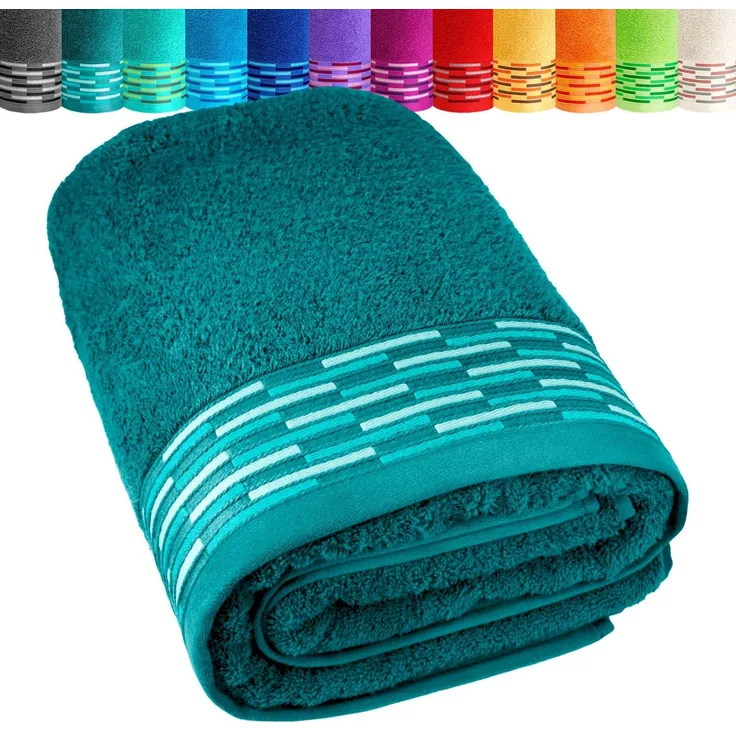 Lashuma Saunatuch - Badetuch aus 100% Baumwolle für Damen & Herren 100x200 cm, Frottee, 80x200 und 90x180 cm