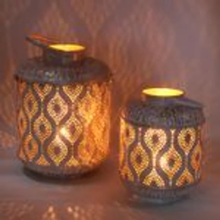 Orientalische Laternen Suraya 2er Set – Bild 2
