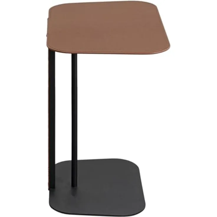 Kare Design Beistelltisch Hedi, Holzfarben, Modern, Wohnzimmertisch, Couchtisch, Stahlgestell, Sofatisch, Schlafzimmer, Wohnzimmer, Home Office, 55 x 61 x 39 cm (H/B/T)