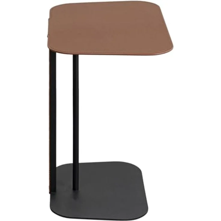 Kare Design Beistelltisch Hedi, Holzfarben, Modern, Wohnzimmertisch, Couchtisch, Stahlgestell, Sofatisch, Schlafzimmer, Wohnzimmer, Home Office, 55 x 61 x 39 cm (H/B/T) – Bild 1
