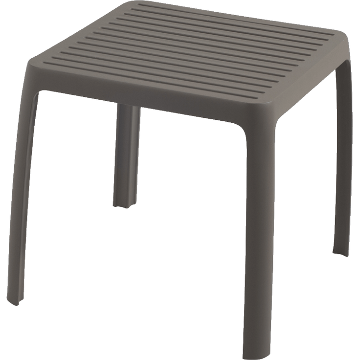 Papatya Wave Sonnenliege Tisch grau-braun