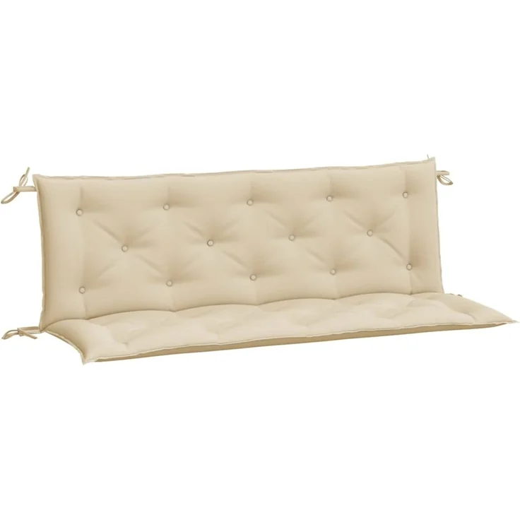 vidaXL Gartenbank-Auflagen 2 Stk. Beige 150x50x7 cm Oxford-Gewebe 361700 – Bild 1