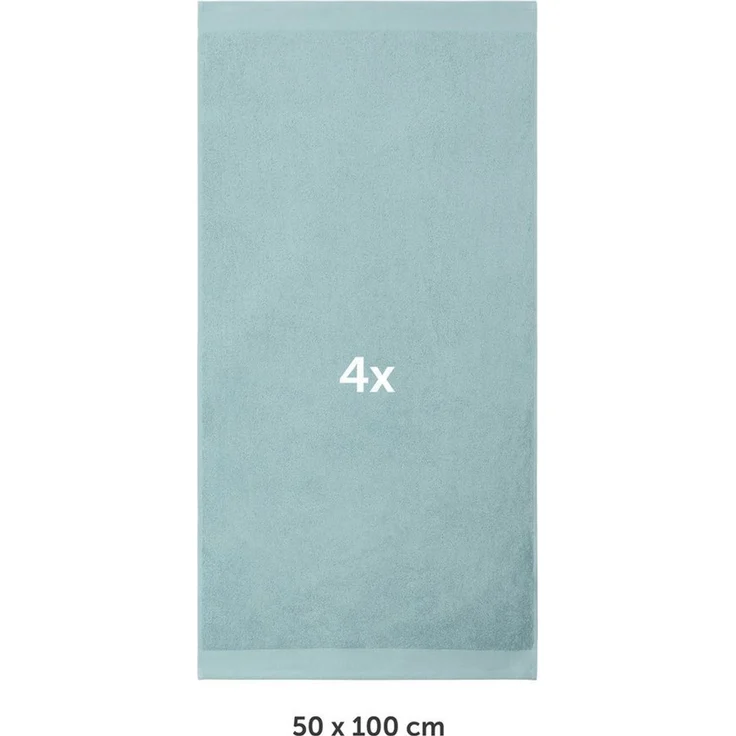 Blumtal Handtücher Premium Set, weich und saugstark in 50x100 cm, Frottee (4-St), in Premium Qualität 500 g/m²aus 100% Baumwolle – Bild 2