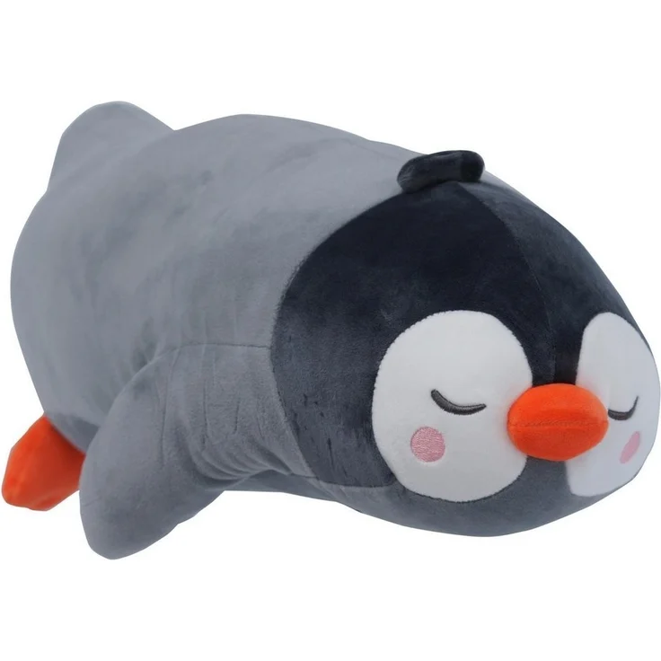 UNUS HOME Seitenschläferkissen Pinguin Kissen, 1-tlg, 50 cm Grau, Lagerungskissen Stillkissen Kissen für Kinder Dekoration extrem weich – Bild 5