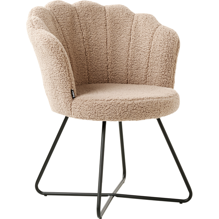 Sessel LOVELOCK Bouclé Beige – Bild 4