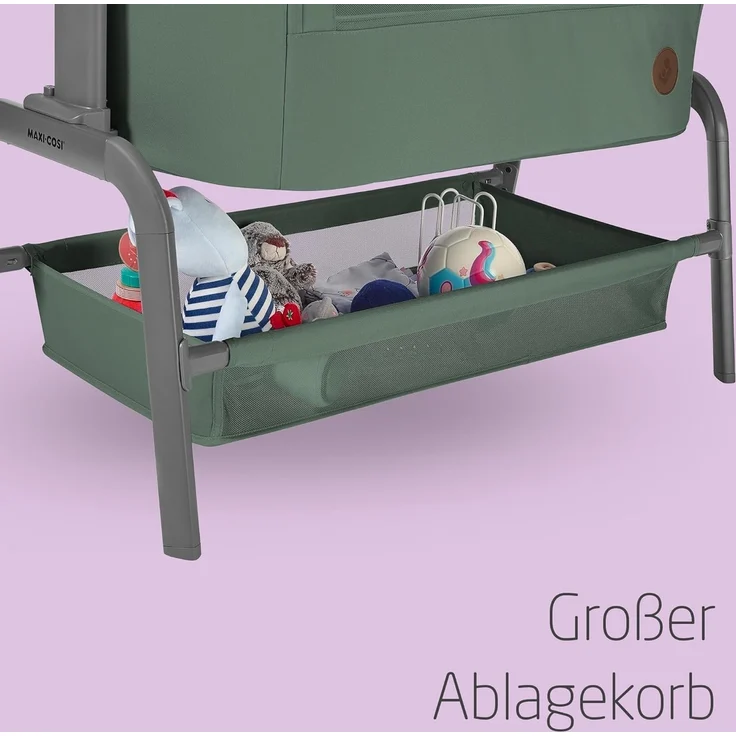 Maxi-Cosi Iora Beistellbett – Beyond Green Grün du – Bild 6