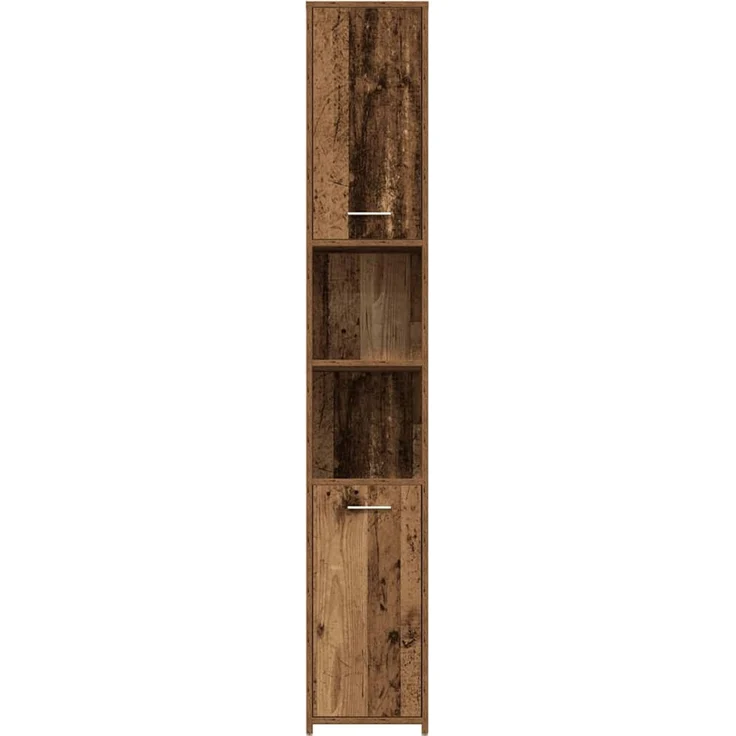 vidaXL 4-tlg. Badmöbel-Set Altholz-Optik Holzwerkstoff 3328553 – Bild 7