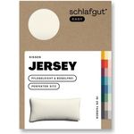 Schlafgut 'EASY' Kissenbezug, Jersey, Gelb-Licht, 40x80 cm