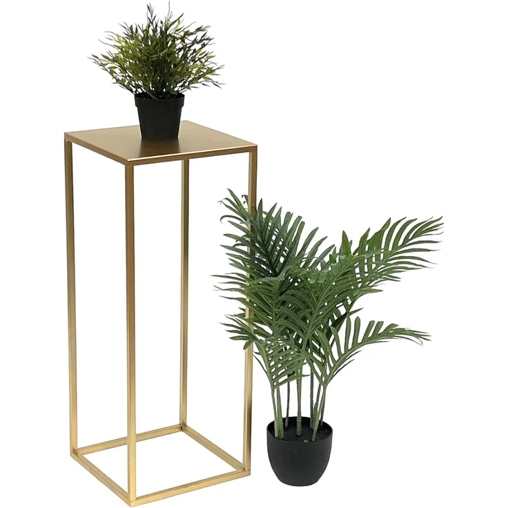 DanDiBo Blumenhocker eckig, Metall, Gold, 1 Stück, 70 x 28 x 28 cm – Bild 5