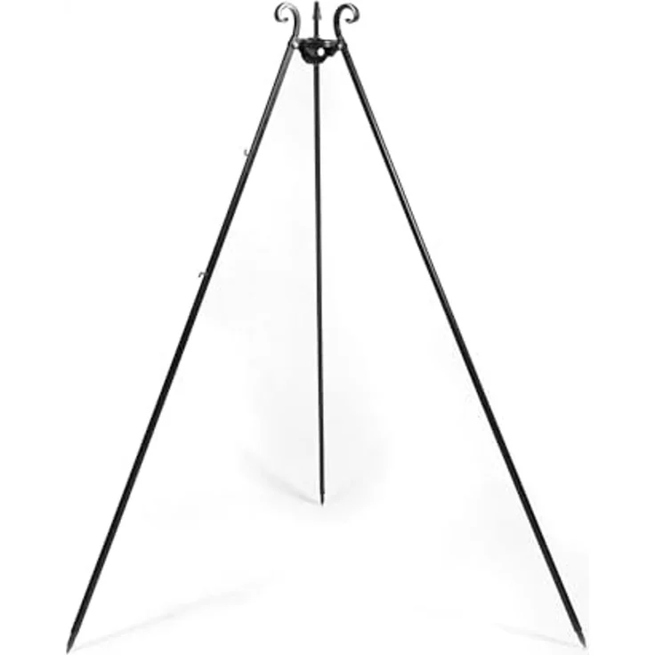 CookKing Schwenkgrill, Dreibein + Kettenset, massiver Stahl, 180 cm – Bild 1