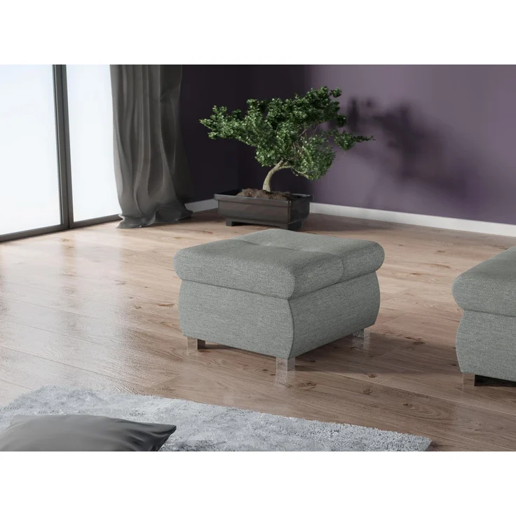 Polsterhocker Orkan Klein (Farbe: Rico 12) – Bild 2