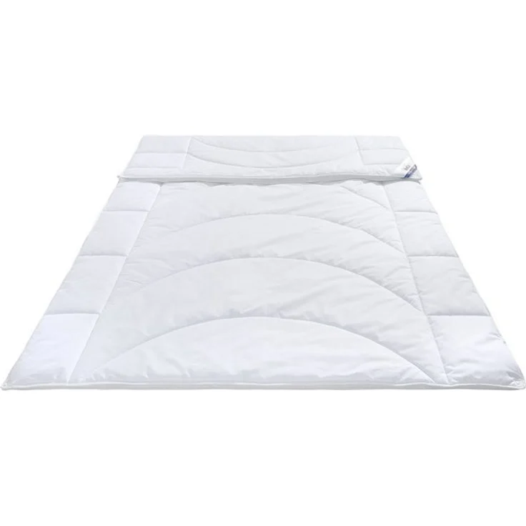 Beco Microfaserbettdecke Medibett, Bettdecken für Sommer und Winter, zwei Bezugsvarianten, Füllung: 100% Polyester, Bezug: 100% Baumwolle, Bettdecke 135x200 cm, allergiker geeignet (Hausstauballergiker) – Bild 4