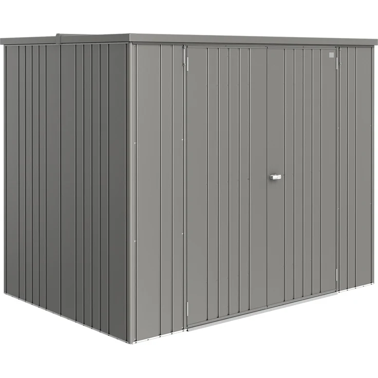 Biohort Geräteschrank Large, 177 cm x 222 cm x 150 cm, Quarzgrau-Metallic, regenwassergeschützt und diebstahlsicher