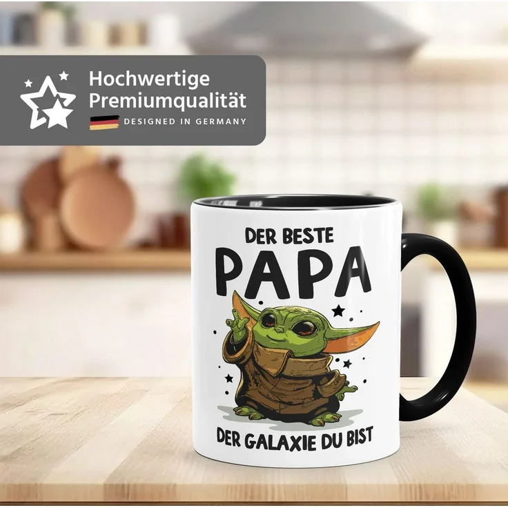 MoonWorks Tasse Tasse Geschenk Papa Sprüche Geschenkidee Vatertag Lustig Motiv, Keramik – Bild 3