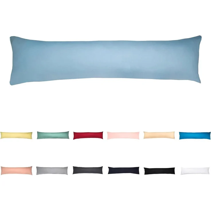 livessa Seitenschläferkissen mit bezug 40x145 cm - Schwangersschaftskissen - Schlafkissen, Kissen mit Bezug, Seitenschläferkissen : 100% Mikrofaser, Kissenbezug: 100% Baumwolle, Stillkissen mit Kissenbezug – Bild 2