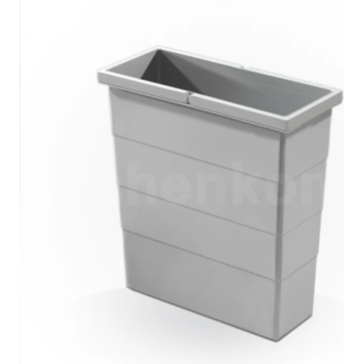 Hailo Inneneimer 1122459 mit Deckel 12 L 320 x 141 x 350 mm 2 Henkel – Bild 2