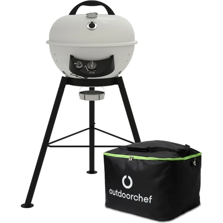 Outdoorchef Gas Kugelgrill City 420 G SE Vanilla mit Tragetasche – Bild 1