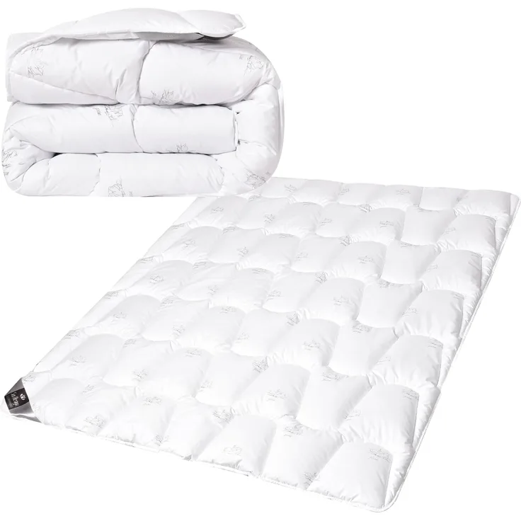 SEI Design Microfaserbettdecke SWAN Winter Bettdecke 155x220 cm Mikrofaser Decke Kuscheldecke, Füllung: 100% Mikrofaser, Bezug: 100% Mikrofaser, ein Gefühl wie Daunen