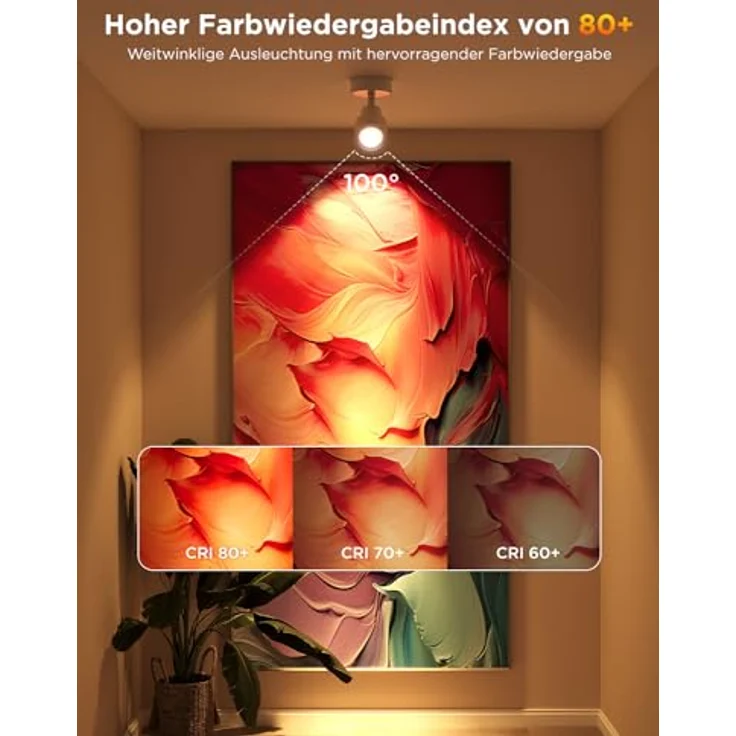 Govee Glühbirne GU10 LED RGBWW, Smarte Glühbirne Funktioniert mit Matter, Alexa, Google Home, 400LM WLAN LED Lampe Dimmbare Farbwechsel, 56 Szenen, Smart Bulb GU10 Synchronisierung mit Musik 4 Packung – Bild 8