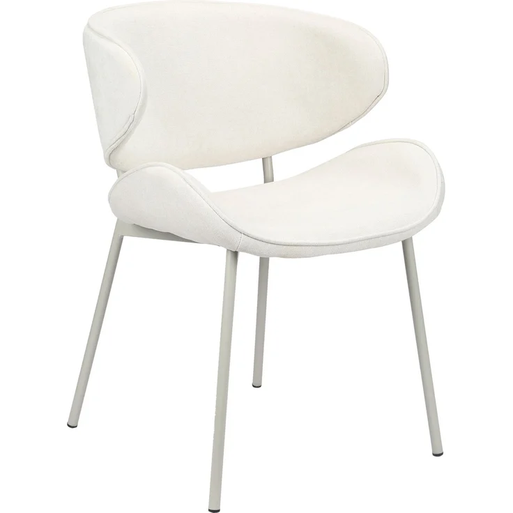 Selsey 'Pretically ' Polsterstuhl mit pflegeleichter Chenille, Creme – Bild 1