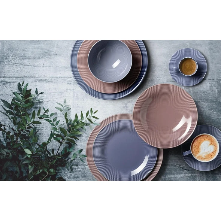 Seltmann Weiden Beat Color Glaze Kaffeeservice 18-teilig - Altrosa – Bild 9