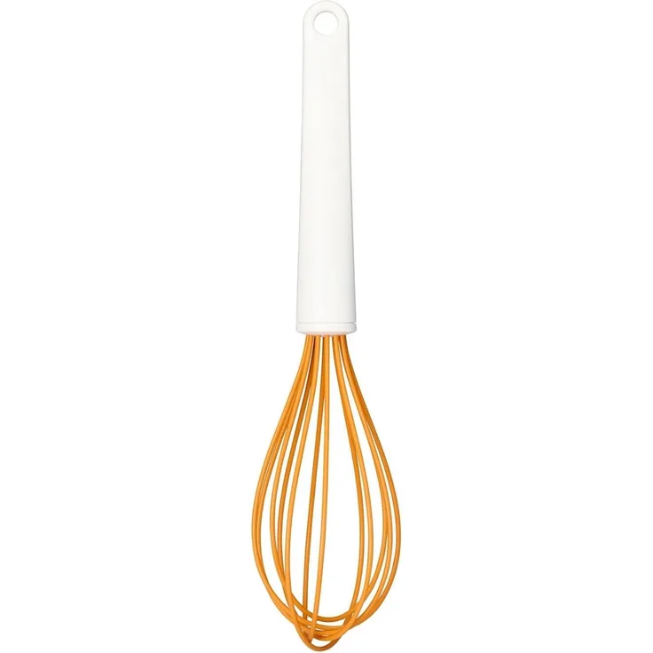 Fiskars Functional Form Schneebesen, Schnee Besen, Küchenbesen, Küchenhelfer, Silikon, 35 cm, 1023613