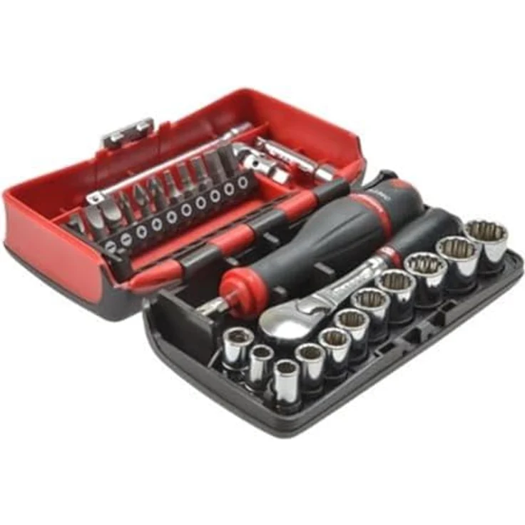 Facom Steckschluessel-Set 1/4 12-Kant 27-tlg – Bild 3