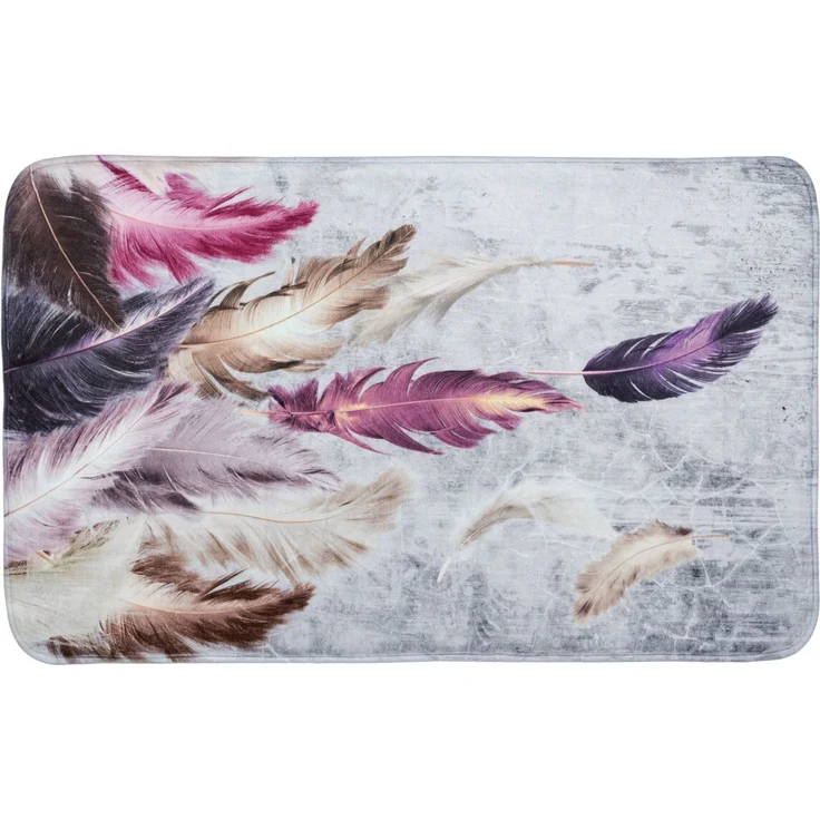 Sanilo Badematte mit Motiv, viele schöne Badteppiche zur Auswahl, rutschhemmend beschichtet, waschbar, schnelltrocknend, Polyester, rechteckig, sehr weich, hochwertig & modern, 50 x 80 cm oder 70 x 110 cm