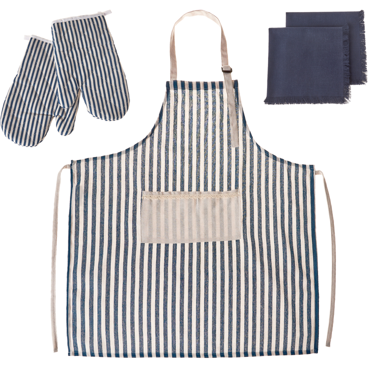Küchentextilien Set CUCUMIS Blau