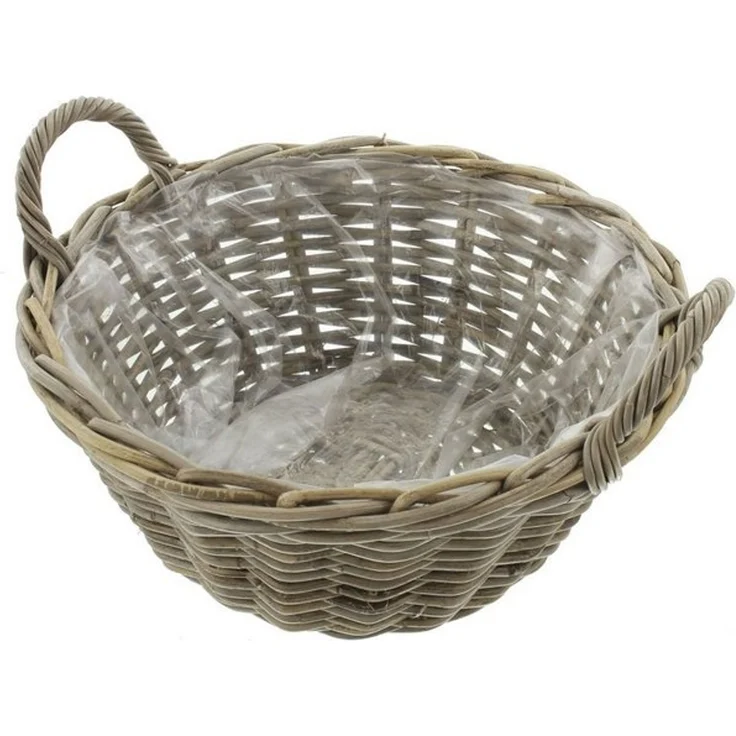 Pflanzschale Rattan groß Pflanzschale Pflanzkorb Blumentopf Pflanztopf Übertopf – Bild 4