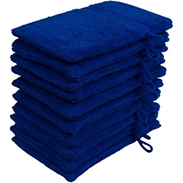 Hometex Premium Textiles Waschhandschuh in Premium Qualität 500 g/m², Feinster Frottier-Stoff 100% Baumwolle, (10er Set), weich, saugfähig, extra schwer & flauschig - TEST BILD TOP MARKE 2025 – Bild 3