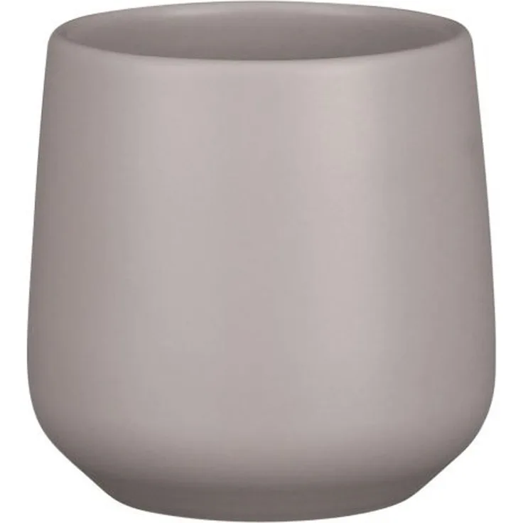 Übertopf Amber Ø 11,5 x 12 cm taupe matt