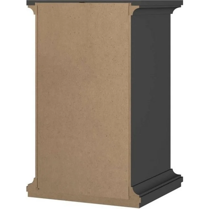 Home affaire Nachtkommode Paris Nachttisch, Nachtschrank, Beistelltisch, mit 1 Tür und 1 Schublade, Stauraum, Kranzprofil, Breite 43,6 cm – Bild 3