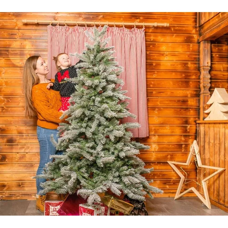 Evergreen Künstlicher Weihnachtsbaum Frost Fichte – Bild 4