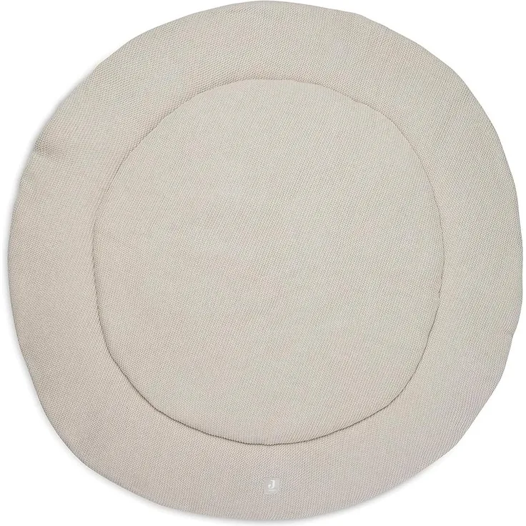 Jollein Basic Knit Laufstallteppich Rund Ø 95cm Nougat Beige
