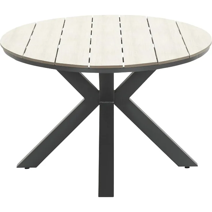 Gardissimo ARMATI Nonwood Alu-Gartentisch Gartenmöbel 148cm (rund)
