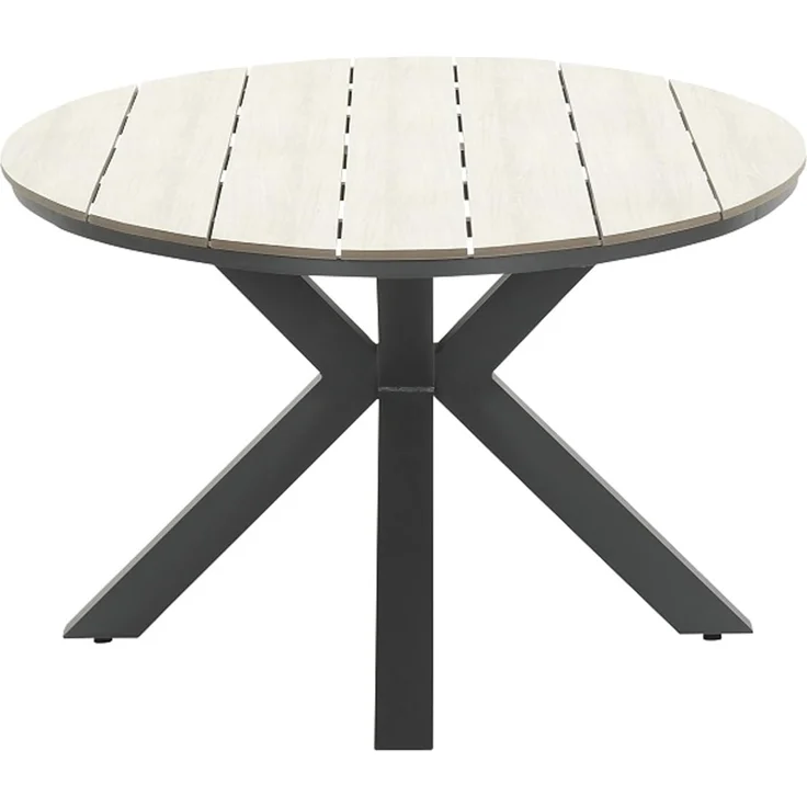 Gardissimo ARMATI Nonwood Alu-Gartentisch Gartenmöbel 148cm (rund) – Bild 1