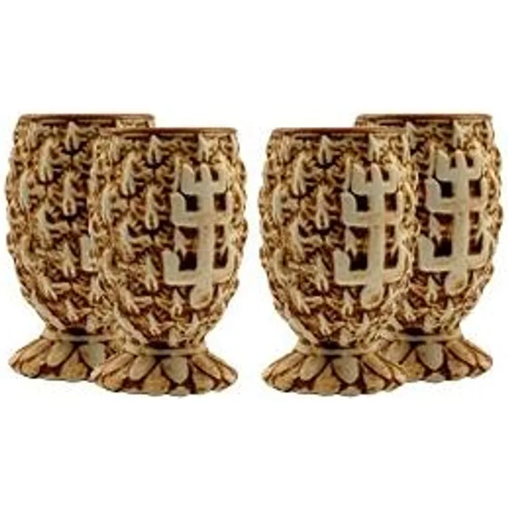 Plantation Rum Glas 4er Set Stiggins Shot Gläser 4x Tonglas für 2cl / 4cl