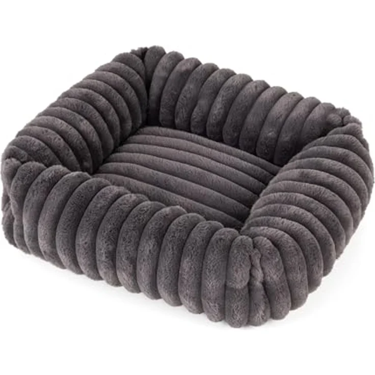 Wallace & Jones Tierbett Hundebett Mary, Hundekörbchen, weich, Breitcord Optik, ca. 51 x 46 x 15 cm – Bild 4