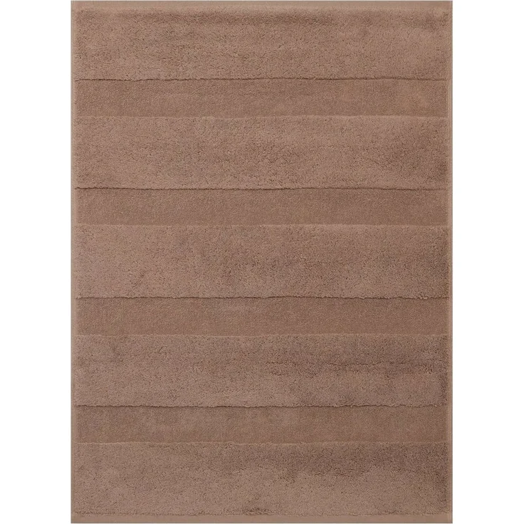 Betz Badematte Badvorleger Deluxe 50x70 cm Farbe Mokka, nicht beschichtet, beidseitig nutzbar, Baumwolle, besonders dick – Bild 1