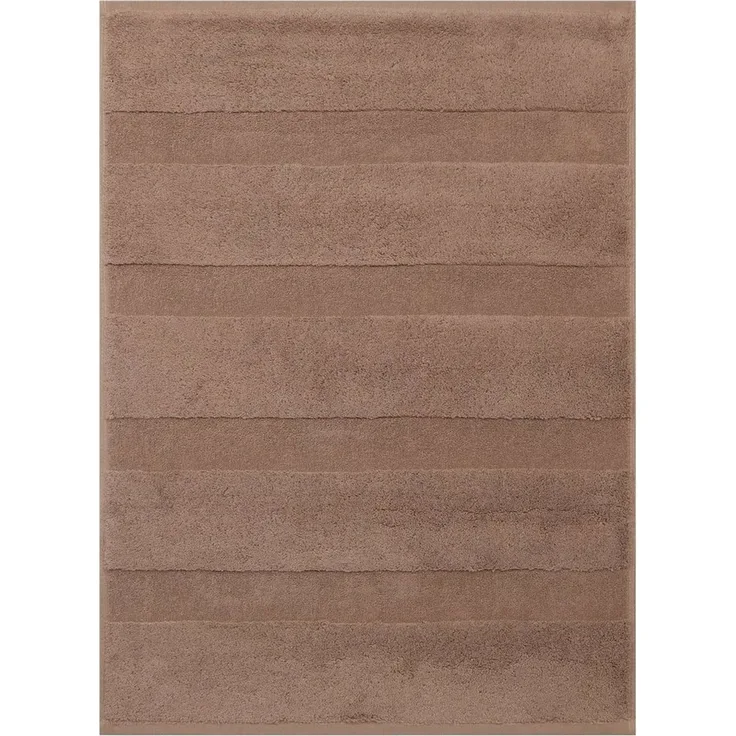 Betz Badematte Badvorleger Deluxe 50x70 cm Farbe Mokka, nicht beschichtet, beidseitig nutzbar, Baumwolle, besonders dick
