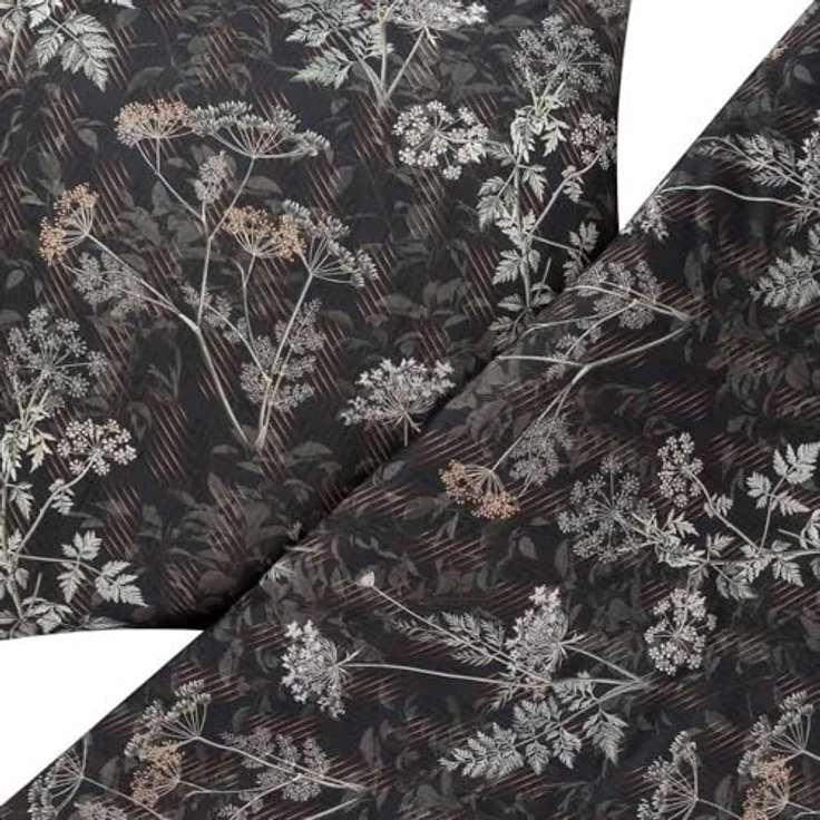 Estella Atelier Jersey-Bettwäsche, Dunkelblau, 135x200 cm, floral, hautfreundlich, atmungsaktiv, pflegeleicht – Bild 4