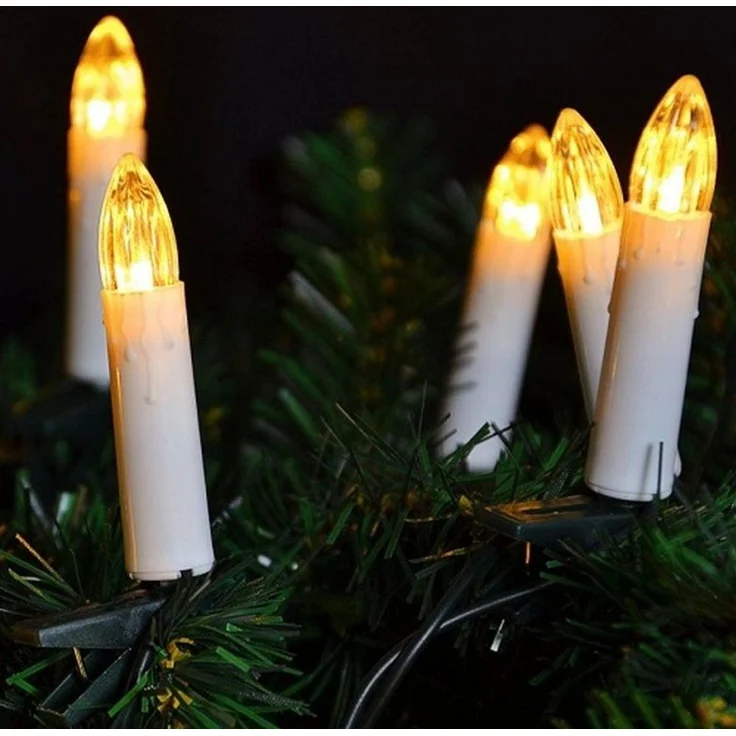 Nipach LED-Christbaumkerzen XI11603 LED Weihnachtsbaumbeleuchtung 20er innen – Bild 1