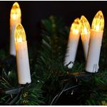 Nipach LED-Christbaumkerzen XI11603 LED Weihnachtsbaumbeleuchtung 20er innen