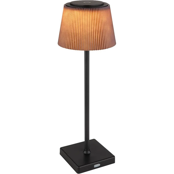 LED Tischlampe, Außenleuchte, Touchdimmer, Akku H 38 cm – Bild 7