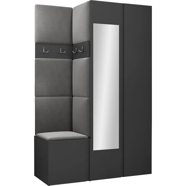 Garderoben-Set Monati XXVI (Farbe: Graphit, Manila 16)