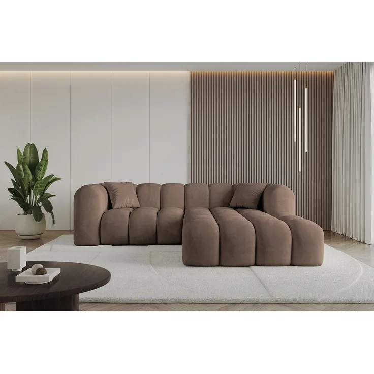 ALTDECOR Ecksofa OLEA-L1, Sofa Praktische Bequeme Funktionsecke Couch L-Form Eckcouch, Corner Sofa L-Form Vielseitige Sofa Wohnlandschaft Wohnzimmer