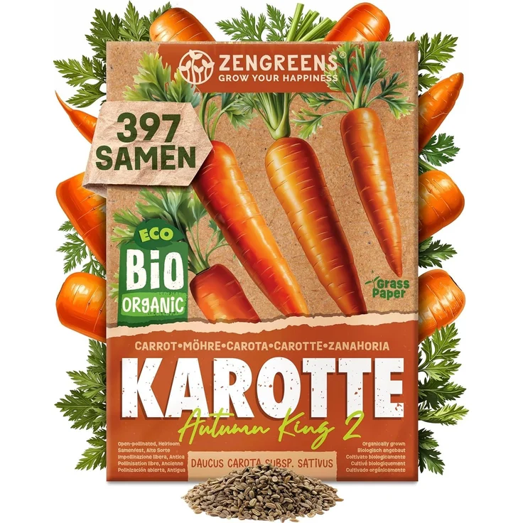 ZenGreens® - Bio Wintergemüsesamen im 20er Set - 20 Winter Gemüse Samen für den einfachen Anbau im Garten, Balkon oder Hochbeet - Pflanzensamen - Saatgut – Bild 20