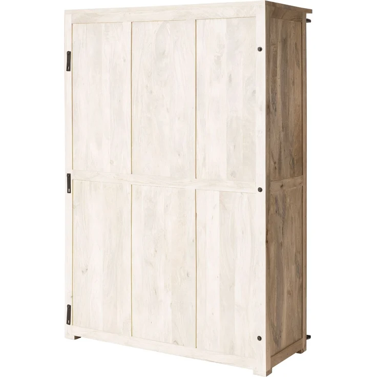 Kleiderschrank Mango 140x65x200 beige lackiert RAILWAY #369 – Bild 10