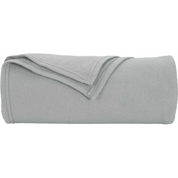 vidaXL Überwurfdecke Grau 240 x 220 cm Fleece 42017019 – Bild 4
